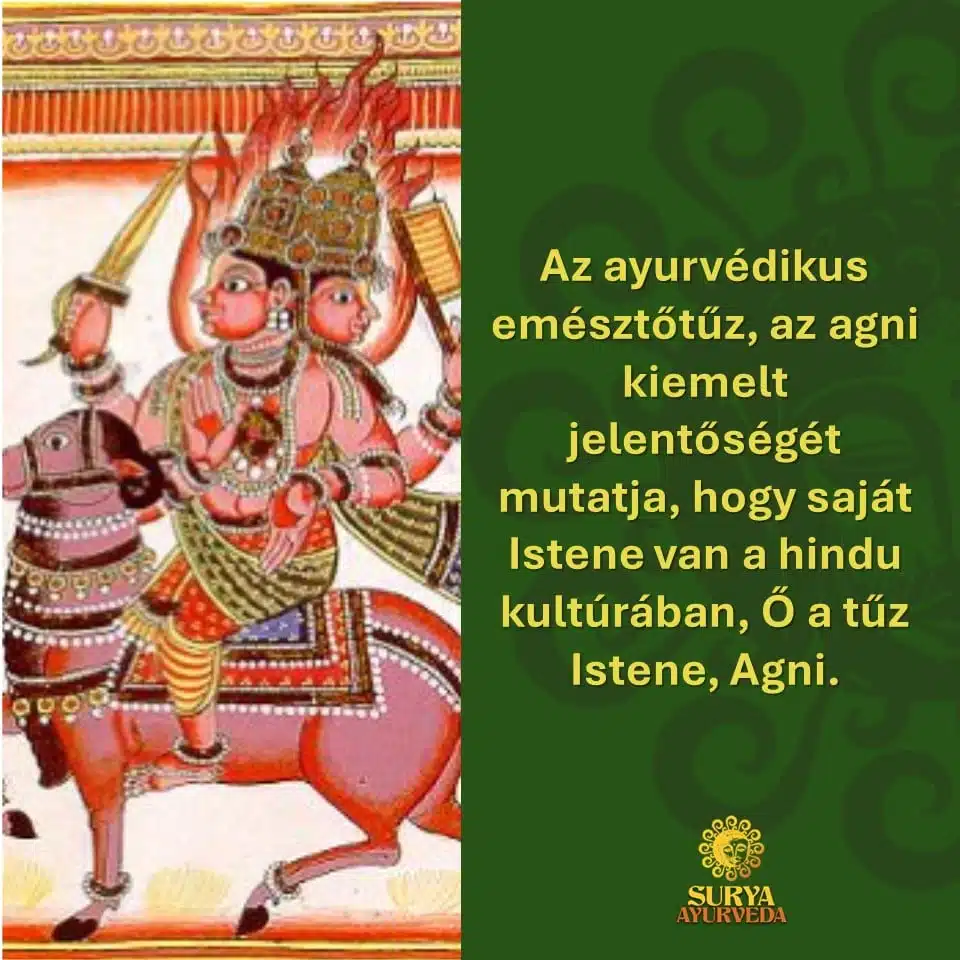 Agni - the God of Fire, the Digestive Fire - Surya Ayurvéda
