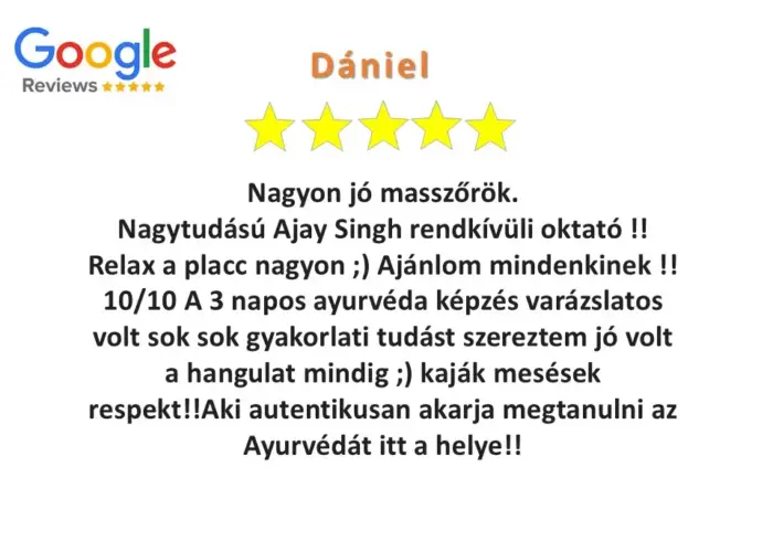 google review-surya ayurveda-masszazs-tanfolyam3