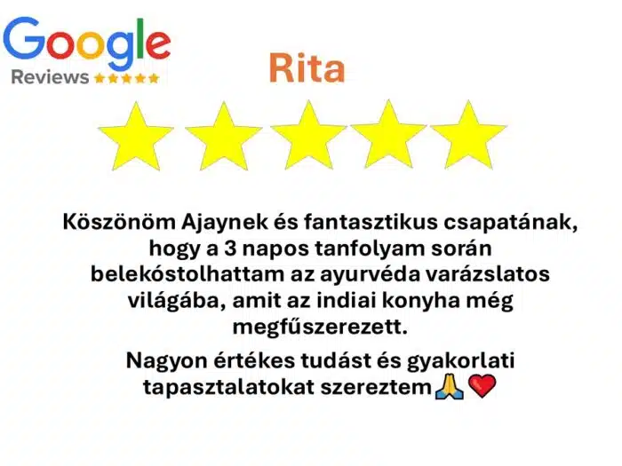 google-review-surya-ayurveda-masszazs-tanfolyam_rita.