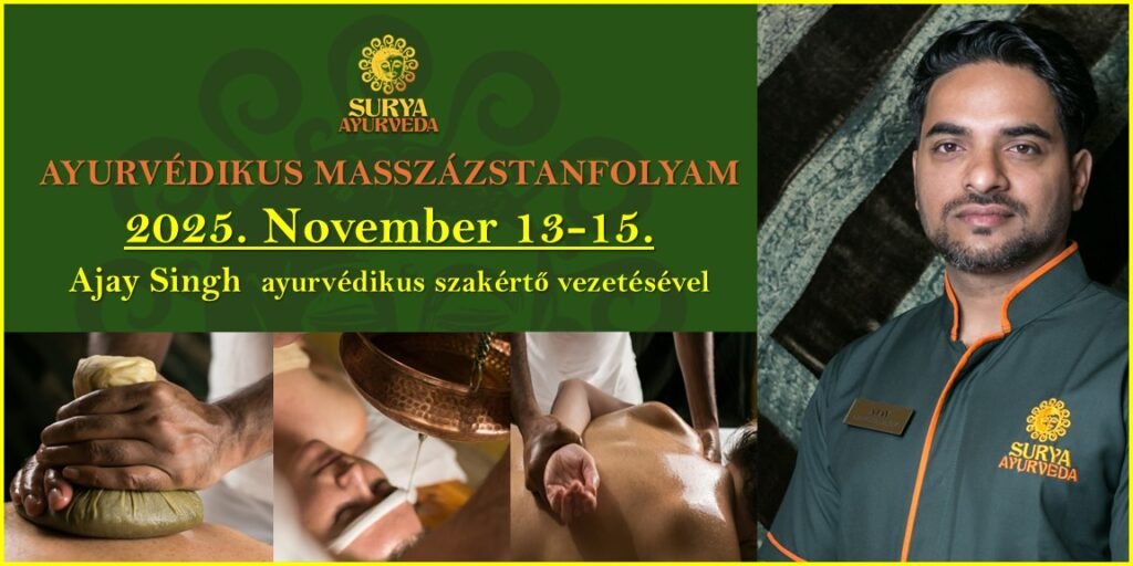 surya-ayurveda-massage-Ajay-Singh-ayurvedic-massage-course-szentendre-2025-november-new-date