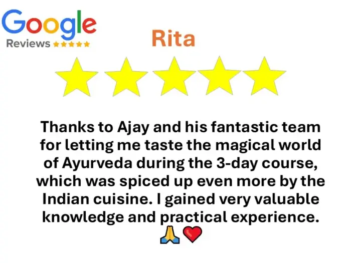 google review english RIta