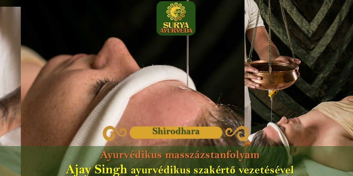 Shirodhara tanfolyam