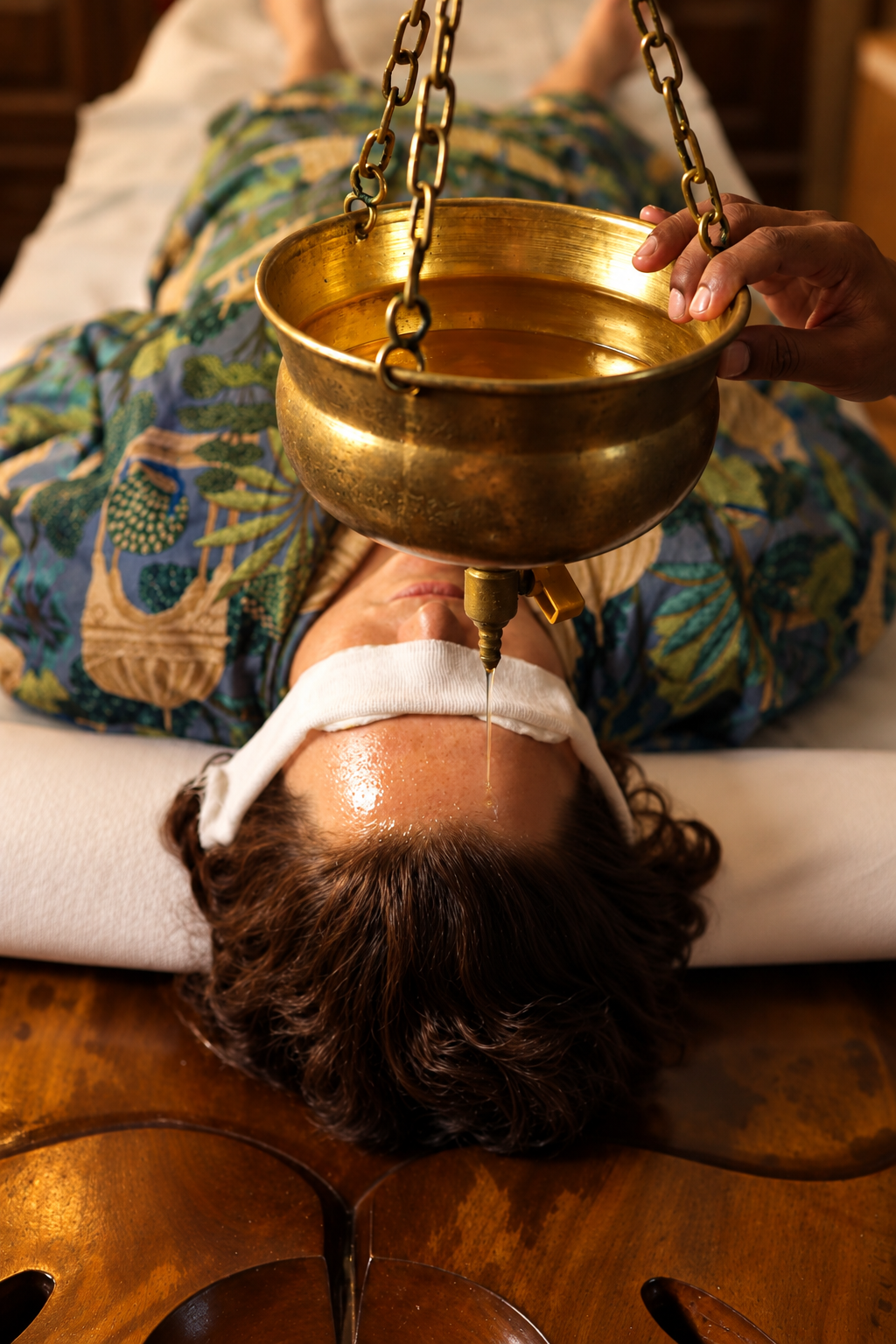 shirodhara sur panchakarmaya ayurveda